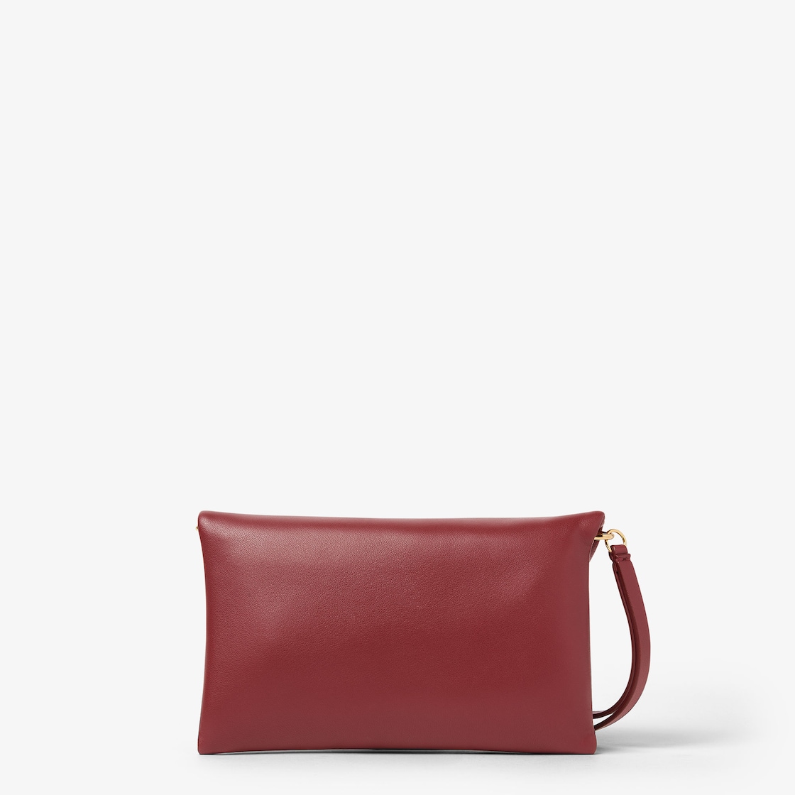 FENDI Mamma Baguette Pouch Bordeaux nappa leather pochette - Image 3